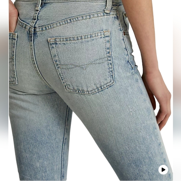 Polo Ralph Lauren Size‎ 26R Callen High-Rise Slim Jean, Light Blue NWT - Picture 1 of 7